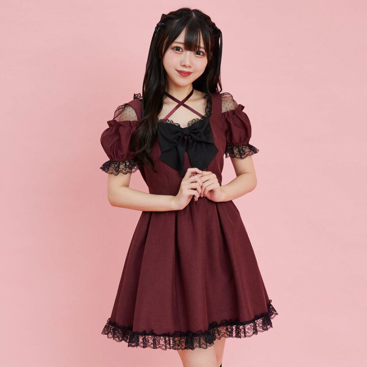 楽天市場】フロントリボンワンピース7/12 12:00 販売スタート 