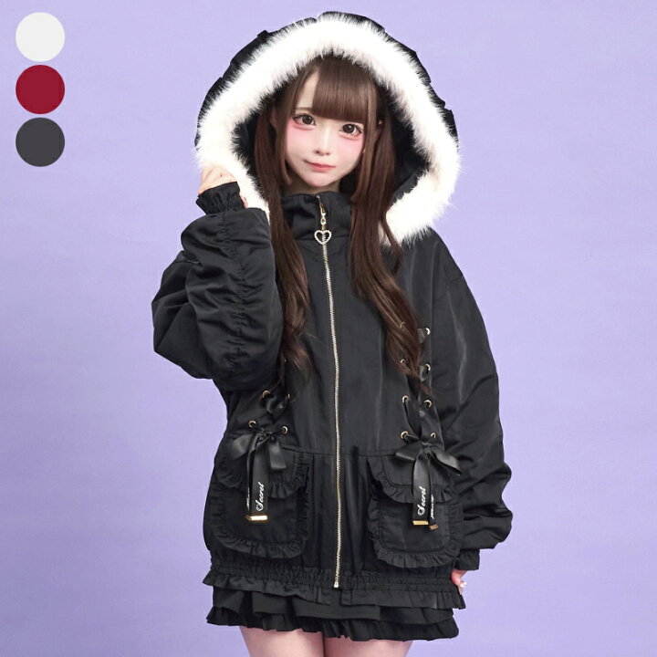 楽天市場】レースアップブルゾン10/21 12:00 販売スタートsecrethoney 