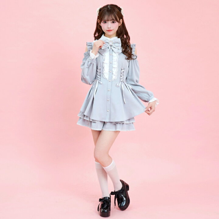 楽天市場】サイドレースアップオフショルセットアップ3/14 12:00  