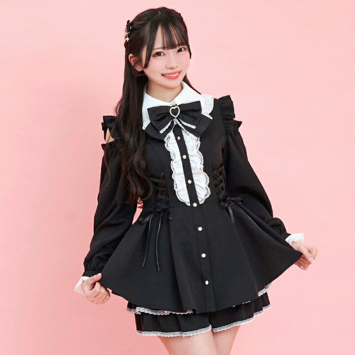 楽天市場】サイドレースアップオフショルセットアップ3/14 12:00  