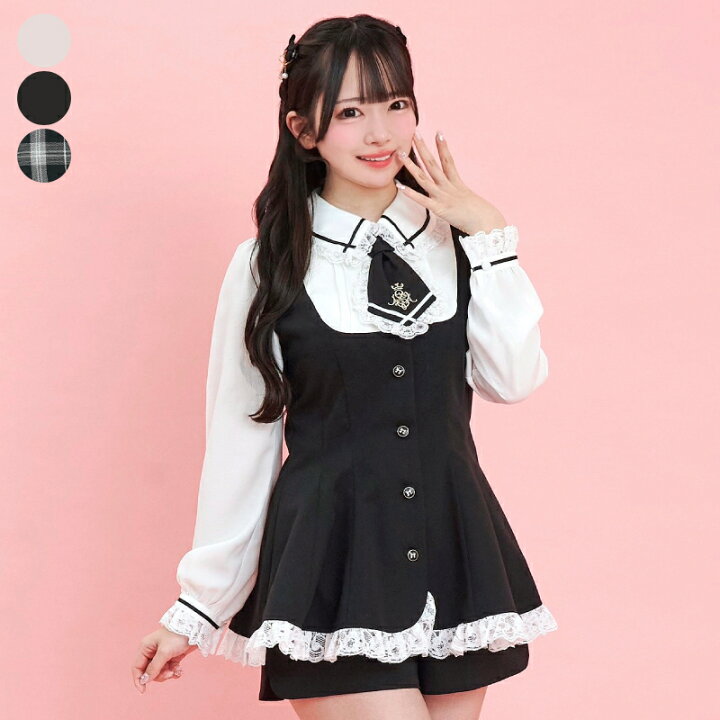 楽天市場】ネクタイ付きラウンドカットセットアップ2/28 12:00 販売 