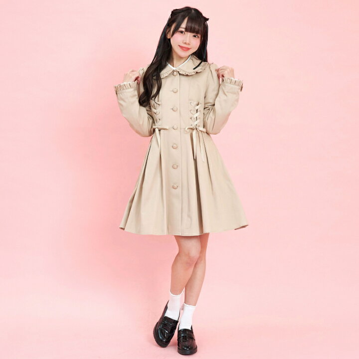 楽天市場】☆バッスルスプリングコートsecrethoney シークレットハニー 