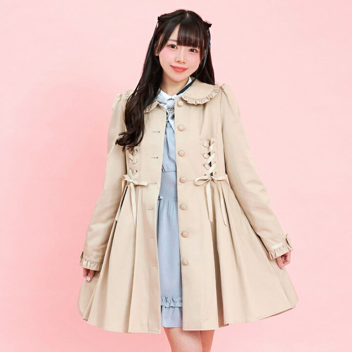 楽天市場】☆バッスルスプリングコートsecrethoney シークレットハニー 