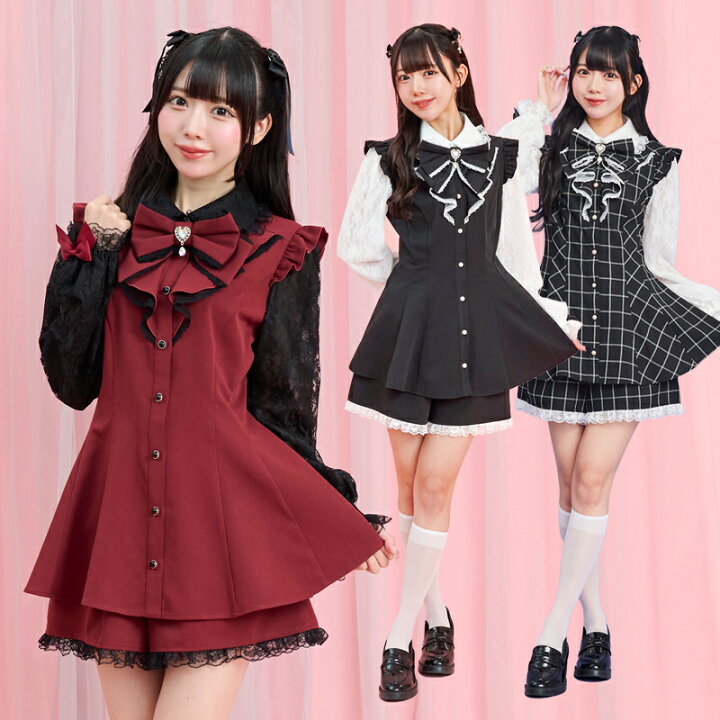 楽天市場】レース袖ラッフルセットアップ9/4 12:00 販売スタート 