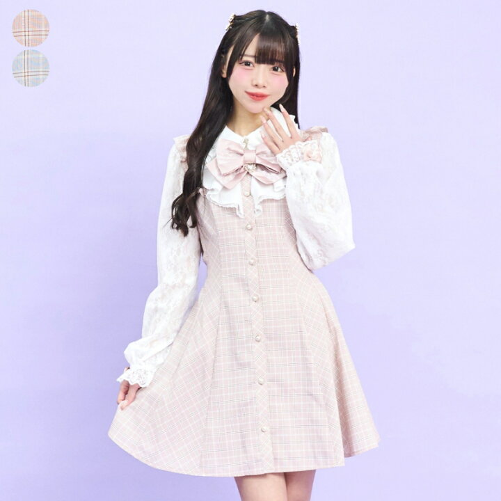 楽天市場】袖レースラッフルワンピース2/20 12:00 販売スタート 