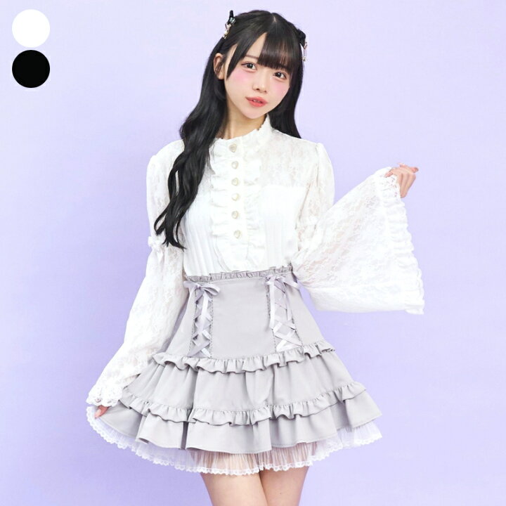楽天市場】☆フロントフリル姫袖カットソー3/6 12:00 販売スタート 