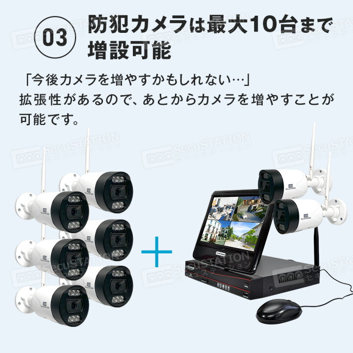 楽天市場】【必要なもの全部入り☆無線カメラ特価2台セット】防犯  