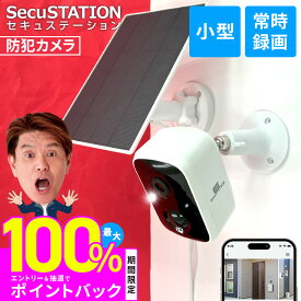 対象商品1,000円オフ&抽選で100％Pバック【巻き付け設置に対応★セキュガード】 防犯カメラ 配線不要 ソーラー うねうねくんで穴あけ不要 工事不要 ワイヤレス 無線 屋外 家庭用 充電式 電源不要 バッテリー 会話 ライト スマホ 遠隔監視 録画機能付き 常時録画 DB74