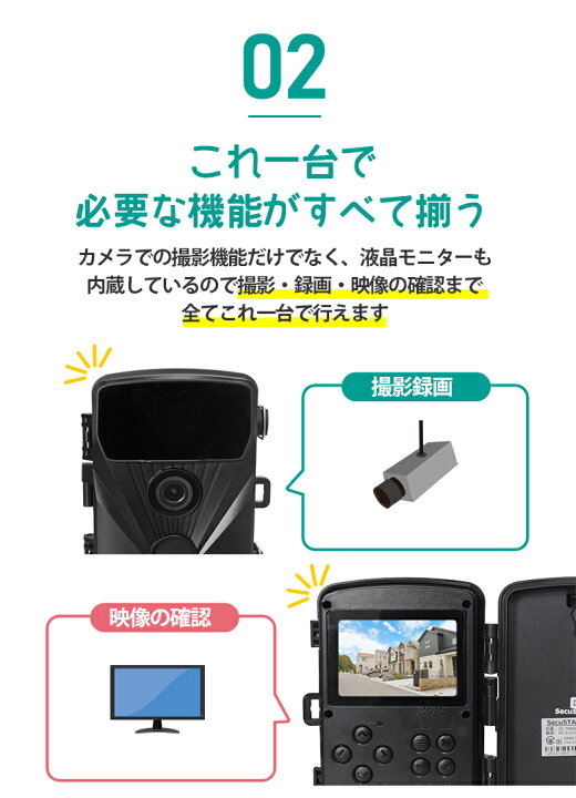 楽天市場】防犯カメラ 屋外 ソーラー ワイヤレス 工事不要 家庭用 電池式 楽天1位 トレイルカメラ wifi 監視カメラ セット 4K 2.7K 4200/2400万画素 電源不要 配線不要 人感センサー スマホ APモード 防塵 防水 SDカード録画 MW68 MW65 : 防犯ステーション 楽天市場】防犯カメラ 屋外 ソーラー ワイヤレス 工事不要 家庭用 電池式 楽天1位 トレイルカメラ wifi 監視カメラ セット 4K 2.7K 4200/2400万画素 電源不要 配線不要 人感センサー スマホ APモード 防塵 防水 SDカード録画 MW68 MW65 : 防犯ステーション
