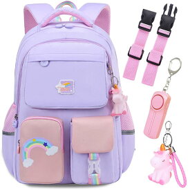 リュック キッズ 女の子 小学生 防犯ブザー チェストストラップ 低学年 高学年 防水 20L 30L リュックサック