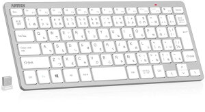 Arteck 2.4GCXL[{[h  y RpNgfBA@\ zbgL[ V[gJbg Rs[^[AfXNgbvAPCAbvgbvASurfaceAX}[gerAWindows11/10/8/7Ƃ