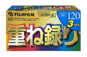 FUJIFILM �^��pVHS�r�f�I�e�[�v �u�d�˘^��v 120�� �X�^���_�[�h 3���p�b�N T-120X3 F AG H
