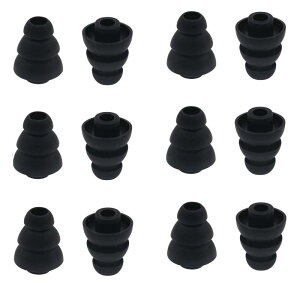 A-Focus 3�t�����W�E�C���[�s�[�X �C���[�`�b�v �C���[�p�b�h ���a��3.8mm �g���v���t�����W �ō��̎Չ��� �V���R���� ���K SML 3�T�C�Y 6�y�A12�Z�b�g JBL T110BT�ASONY MDR�|XB �V���[�Y�ASONY XBA �V