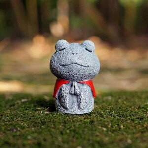 ReemeHi 動物お地蔵さんセット癒し可愛い小型置物祈りお地蔵様おじぞうさま守り神みかげ石 幸せ願い縁の良いおきもお かわいい御影石 神仏像
