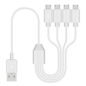 Duttek �}�C�N��USB�[�d�P�[�u��4 in 1 Micro USB�P�[�u��