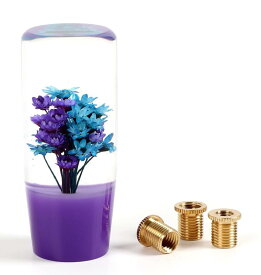 ライフパレット 水中花 クリスタル シフトノブ ロング 和 延長 AT MT トラック 10cm 100mm