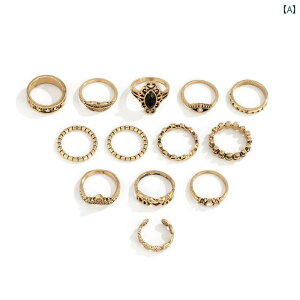 指輪 メンズ レディース リングセット アクセサリー おしゃれ 豪華感 煌びやか ギフト ペア イベント フェス パフォーマンス ダンス コスチューム ステージ 衣装 クラブ 映え