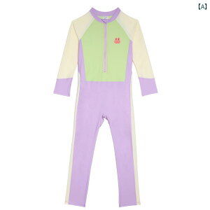 女子 水着 キッズ サマー ビーチ プール 海水浴 スイミング ウェア 水遊び 子供用 ワンピース ガールズ 長袖 ズボン 日焼け防止 シュノーケリング サーフィン ウェットスーツ 全身