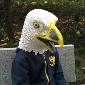 動物 マスク 鳥 イーグル 動物 ヘッド ギア マスクラテックス おもしろ ビッグ イーグル 大人 子供 ホラー ヘッド ギア かわいい カラスマスク ユニセックス