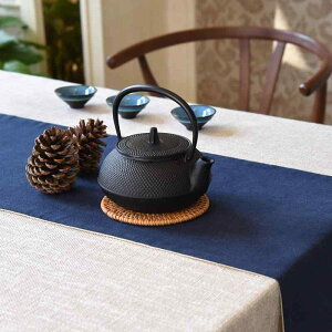 コットン テーブルランナー おしゃれ 色 テーブル フラグ 中華風 瞑想 ブルー ティーテーブル 和風 中華風 ティーテーブル クロス リネン ティー アート ティー フラッグ レトロ 茶道