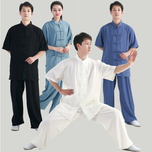 カンフー服 太極拳ウェア 武術着 体操 スポーツ トレーニングウェア コットン 中国 太極拳 練習 競技 パフォーマンス エレガント メンズ レディース