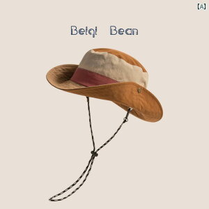 サファリハット キッズ 日除け 登山 キャンプ 釣り 子供用 帽子 春夏 薄手 つば広 アウトドア レジャー 帽子 男の子 女の子用 赤ちゃん カラーマッチング 通気性 日焼け防止 バケット ハット