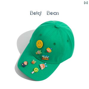 キッズ ベースボール キャップ カジュアル 春夏秋 日除け 帽子 アウトドア スポーツ レジャー 子供用 かわいい 人形 ラベル ひさし 男の子 女の子用 ベビー サンシェード ソフト トップ 野球