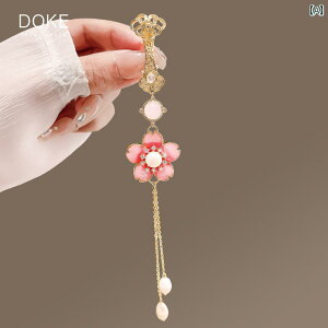 レディース タッセル アクセサリー ブローチ チャイナ風 ハイエンド 翡翠如 懿 花 チャイナ プレス 前立て 装飾品 漢服 禁断 ステップ 精巧 コサージュ 茶師服