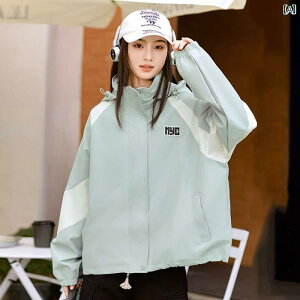 女の子 ジャケット 2点セット ウインドブレーカー パンツ かわいい スポーティー カジュアル リラックス デイリーウェア おしゃれ 中学 高校 学生 春 春秋