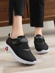 レディース カジュアル 高齢者 シューズ ウォーキング シューズ フライ 織り 通気性 マザーズ シューズ 柔らかい ソール 滑り止め ゆったり 古風 布靴