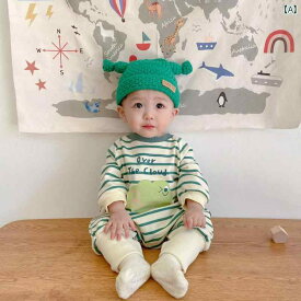 ベビーウェア かわいい 幼児 服 ハイハイ 春秋新 ベビー ハイハイ 服 男女兼用 足 締め カジュアル 服 3ヶ月 ～ 3歳