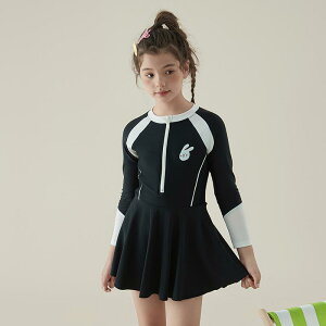 女の子 水着 キッズ スイムウエア ラッシュガード 子供 レディース ワンピース 長袖 かわいい 温泉 日焼け防止 水泳品 海水浴 プール シンプル 競技 学生 スイミングキャップ