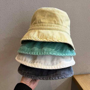 バケット ハット レトロ 洗浄 綿 フィッシャーマン ハット カップル ファッション レトロ 無地 薄手 春夏 太陽 帽子 レディース ストリート バケハ メンズ レディース兼