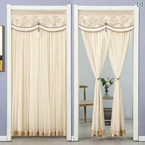 カーテン パーティション ドア 間仕切り 窓 網戸 不透明 シールド ホーム パンチレス 吊り下げ 寝室 キッチン 防蚊 インテリア おしゃれ ヨーロッパ レース