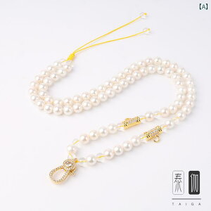 ペンダントストラップ ネックストラップ お守り ネックレス 数珠 ビーズ アクセサリー ファッション エスニック 民族 ユニセックス