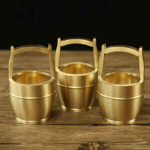 真鍮 置物 レトロ 装飾品 車 ダッシュボード 卓上小物 チャイナ風 ゴールド オフィス デスク 銅 小さめ バケツ 富 引き付け リビング ルーム 玄関 ホール