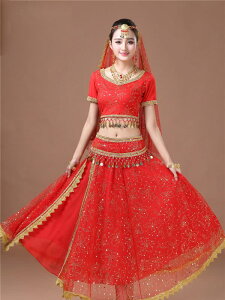 ベリーダンス トップス セットアップ スーツ 衣装 セット 体操 スカート ロング エレガント ベリーダンス セクシー レディース フィット レディース