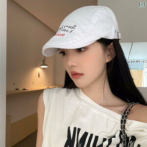 ハンチング帽 シンプル プリント 帽子 レディース 夏 レトロ 薄手 小顔見せ ベレー帽 キャップ 白 黒 ティーンエイジャー カジュアル おしゃれ