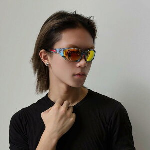 サングラス スポーツ 自転車 メガネ 眼鏡 おしゃれ ファッション アクセサリー メンズ レディース ユニセックス プリント 偏光 アメリカン 運転 釣り サイクリング ゴーグル