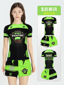 ボクシング ウェア メンズ レディース兼 ユニセックス メンズ レディース 半袖Tシャツ ショートパンツ 格闘技 ボクシング ファイティング