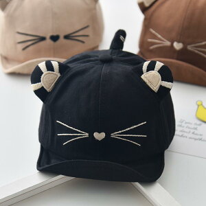 ベビー ファッション 帽子 キャップ ひさし帽 動物柄 通気性 小物 衣料品 頭 ヘッド 保護 かわいい 幼児 赤ちゃん 装飾 春秋 屋外 外出 レジャー キッズ