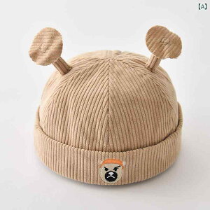 ベビー キッズ 子供 通年 角コットン 帽子 メンズ レディース兼 UV陽射し対策 調整可能 かわいい おしゃれ 快適 通気性 柔らかい 外遊び 屋外 外出 レジャー 日常着 撮影 お散歩 プレゼント