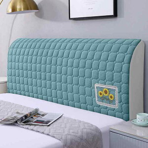 ベッド ヘッドボード カバー ベッドサイドカバー 生地 オールインクルーシブ ベッド 保護 ソフト ふわふわ 無垢材 ベッド ダストカバー ストレッチ 厚手 ひまわり かわいい 防塵カバー