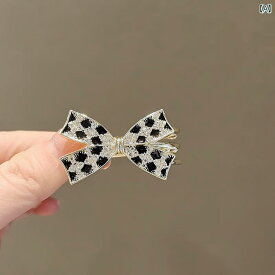 アクセサリー ヘア クリップ 髪留め ハイエンド レディ リボン カモノハシ 帽子 サイド 前髪 対照的 色