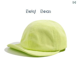 カジュアル 夏 キッズ ベースボール キャップ 春秋 日除け 帽子 アウトドア スポーツ レジャー 男子 ガールズ 韓国 子供用 かわいい グリーン 柔らかい つば 旅行用 日焼け防止 短い 野球帽