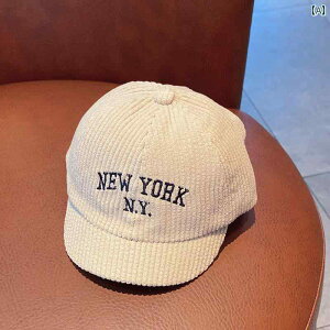 カジュアル ベースボール キャップ 帽子 キッズ 赤ちゃん ボーイズ 春秋 幼児 コーデュロイ ピーク 秋冬 韓国 スタイル 子供 野球帽 個性