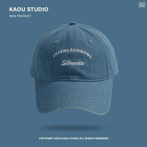 メンズ レディース カジュアル ベースボール キャップ 日除け 帽子 スポーツ レジャー アウトドア 女子 春秋 デニム ピーク ハット 韓国 スタイル イン ソフト トップ フェイス 明らか 野球帽