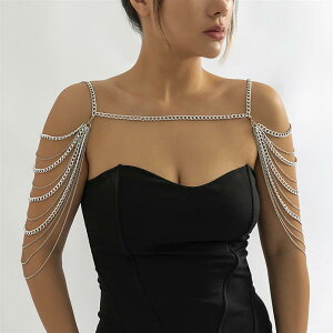 レディース 夏 タッセル チェーン アクセサリー ネックレス ボディ ビキニ 水着 プール ビーチ 海水浴 アクセ セクシー アメリカ ジュエリー 魅惑的 多層 メタル ショール エスニック ストリ