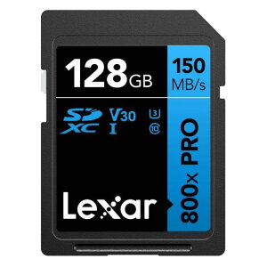 Lexar SDXCJ[h 800x PRO UHS-I Class10 őǂݏo150MB/s 10N [J[T|[g