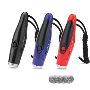 IMTOD 電子ホイッスル 電子笛 3段階 3種類ホイッスル 大音量 130db サッカ バスケットボール スポーツ 審判 団体競技 アウトドア 防災 防犯 登山 害獣 衛生 感染対策 熊よけ ストラップ付き 4本